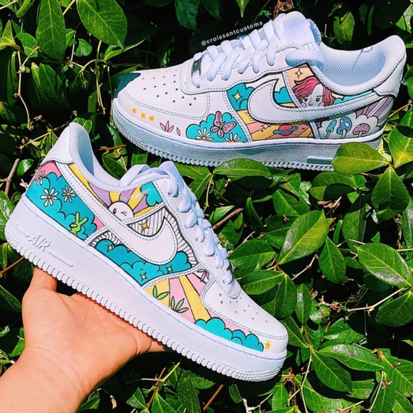 Authentic Nike Air Force 1 Customized Freeshipping - Picture 3 of 5